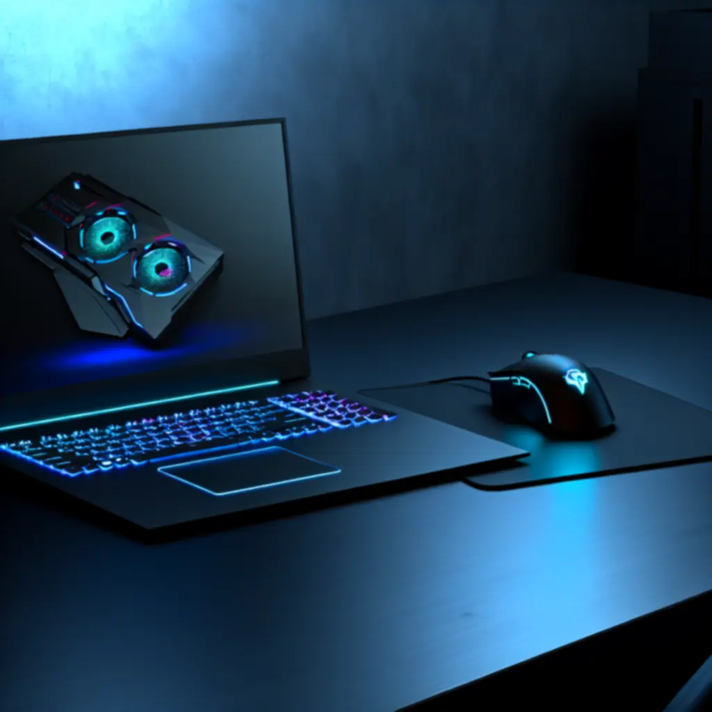 Profesjonalne stanowisko gamingowe z neonowym podświetleniem RGB