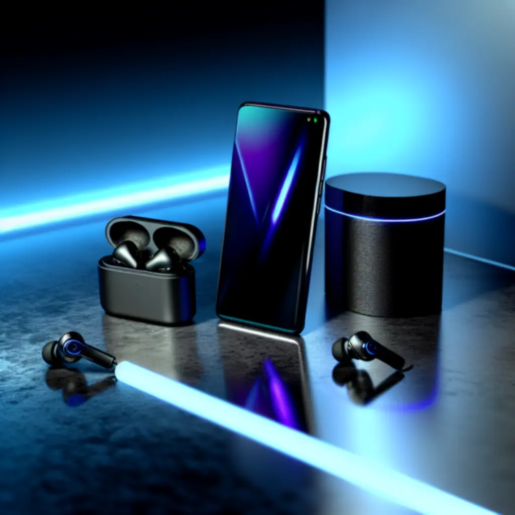 Kolekcja nowoczesnych urządzeń elektronicznych