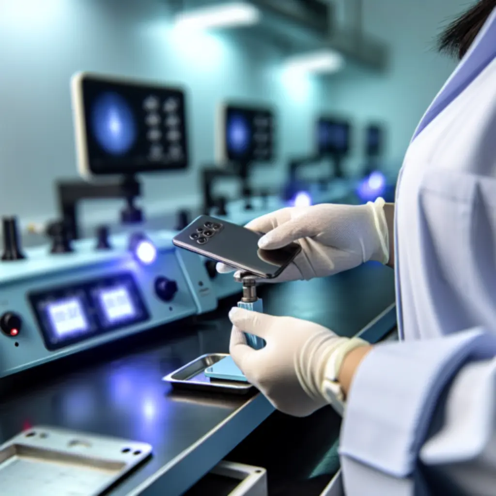 Laboratorium testowe TechGadgetss z zaawansowanym sprzętem diagnostycznym