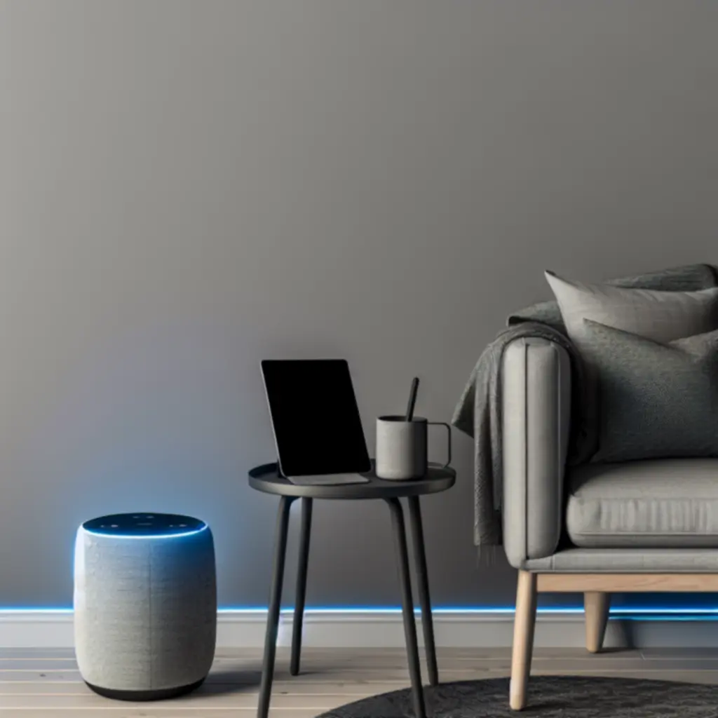 Inteligentny salon z urządzeniami IoT